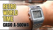 Casio A-500 Review: The Vintage Styled World Time Casio Royale (A500WA)