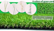 LITA Artificial Grass 10' x 20' (200 Square Feet) Realistic Fake Grass Deluxe Turf Synthetic Turf Thick Lawn Pet Turf -Perfect for Indoor/Outdoor Landscape (20mm high Pile) Customized