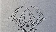 How to draw Spiderman 2099 Logo || Jmarron