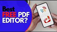 Best FREE PDF Editor For Android?