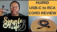 HUIRID USB-C to RCA Cable Review - SDJL