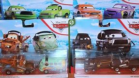 Mattel Disney Cars 2020 2-Packs Case T Unboxing Ray Reverham Laura Spinwell Race Team Mater Fillmore