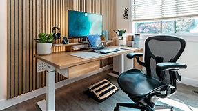 The Modern DREAM Home Office & Desk Setup Makeover 2024