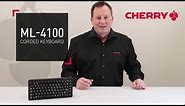 CHERRY ML-4100 Durable Ultra-slim QWERTY Keyboard