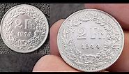 Switzerland 2 francs, 1944