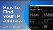 How to Find Your IP Address in Windows 10