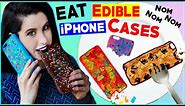 DIY Edible iPhone Cases! | EAT Your Phone Case! | How To Make The FIRST Eatable Phone Case!