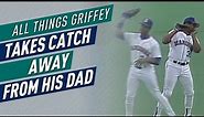 Ken Griffey Jr. Takes Catch Away from his Dad