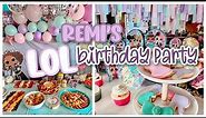 Remi's 6th LOL Surprise Birthday Party - Decor Haul + Set Up!
