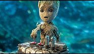 Baby Groot Death Button! Scene - GUARDIANS OF THE GALAXY 2 (2017) Movie Clip