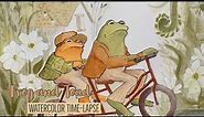 Fun with Frog and Toad | Watercolor Time-lapse