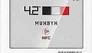 MUNBYN Electronic Shelf Label Digital Price Label 4.2 inch ESL for Retail Stores, Digital Price Tag Electronic Digital Label, E-Paper Labels E-Ink Display, 5 Years Service Life, Wireless Connection