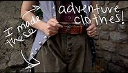 Making Pirate Pants and a Vest for Adventuring