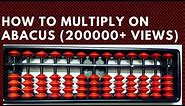 How to multiply in Abacus | How to multiply on Abacus | 2 Digit Multiplication.