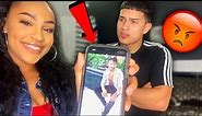 PUTTING ANOTHER GUY AS MY LOCKSCREEN PRANK ON BOYFRIEND! **HE GETS HEATED**