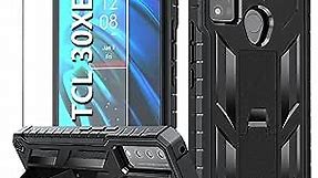 SOiOS for TCL 30 XE 5G Case: Military Grade Drop Proof Protection Phone Case with Kickstand | Shockproof TPU Matte Textured Design Protective Bumper