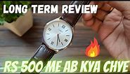 TIMEX TW0TG7300 Analog Watch for Men Long Term Review | Budget gift for Men Under Rs 500