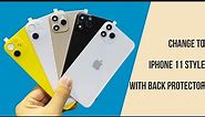 iPhone 11/11 Pro Style Back Protector for iPhone X/XR