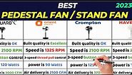 Top 5 Best High-Speed Pedestal Fans for 2023 in India - Ultimate Stand Fan Guide!