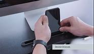 TechOrbits Standing Desk Converter-32-inch Height Adjustable, MDF Wood, Sit Riser-Black, 32"