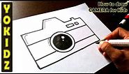 How to draw CAMERA for Kids
