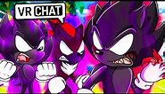 Dark Sonic & Dark Shadow Meet Dark Sonic.EXE! (VR Chat)