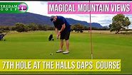 Golf with MAGICAL mountain views: Signature Hole at Halls Gap (7th Hole)