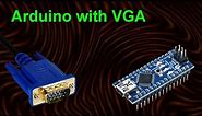 VGA output with an Arduino
