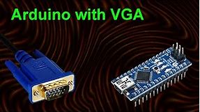 VGA output with an Arduino