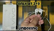 Vivo XE 160 Wired Earphones Unboxing 🎉🔥Awesome Sound Quality In Budget!