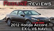 2012 Honda Accord EX-L V6 NAVI Walkaround, Exhaust, Review and Test Drive
