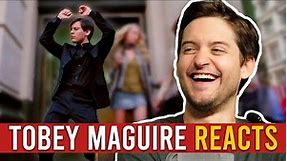 Tobey Maguire REACTS to "Bully Maguire"