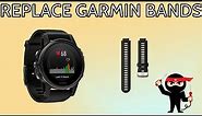 How to Simply Replace Bands Garmin Devices Fenix 5X | Replacement Tutorial