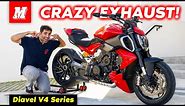 Crazy LOUD Exhaust for our Ducati Diavel V4! Termignoni Dragster Exhaust!