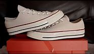Best Low Tops | Converse Chuck 70 Low - Parchment Unboxing and On-Feet