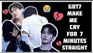 Got7 sad/touching/heartbroken moments that make me cry for 7 minutes