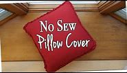 How to Make a No Sew Pillow Case EASY! ~ DIY No Sew Pillow Cover ~ Relaxing DIY ASMR