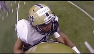 GoPro Helmet Cam on Pitt Running Back James Conner | PittLiveWire