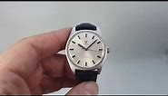 1969 Omega Geneve men's vintage watch with manual wind calibre 601 movement. Model reference 135.041