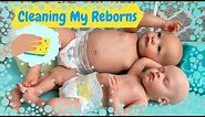 Beautiful Reborn Dolls That Look Like Real Babies! Giving My Reborn Dolls A Deep Clean.