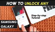 How To Unlock Samsung Galaxy S22, S21, S22, A13, Flip, Fold, A23, M33, etc