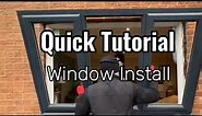 How to install uPVC Window - (Quick tutorial)