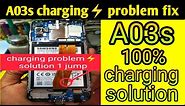 Samsung A03s charging problem fix