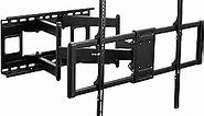 VIVO Heavy Duty 60 to 120 inch Extra Large Screen TV Articulating Wall Mount for LCD LED Flat and Curved Screens, Extended Arm Swivel Mount, Max VESA 900x600mm, Black, MOUNT-VW120M
