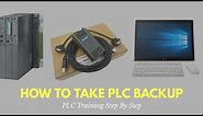 Siemens PLC backup procedure : PLC Training Step by Step
