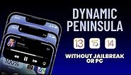 How To Install Dynamic Peninsula Without JailBreak /PC in 2023 | Tech Sperm