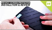 Do privacy screen protectors really work? (Installation & review)