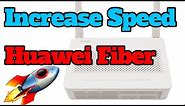 How to FIX your slow internet speed Huawei Fiber modem EG8145V5 in 1 Minute.