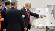 Mike Pence Touches NASA Equipment Marked 'Do Not Touch'