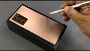 Samsung Galaxy Note 20 Ultra Unboxing | Mystic Bronze | 5G Mobile